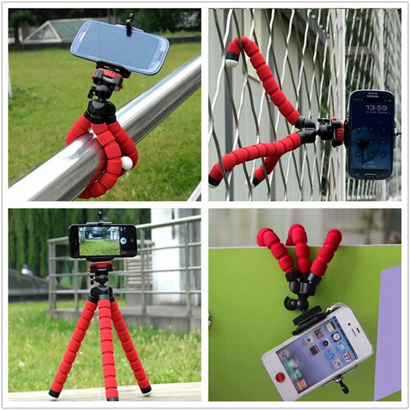 Mobile Phone Holder Flexible Octopus Tripod Bracke