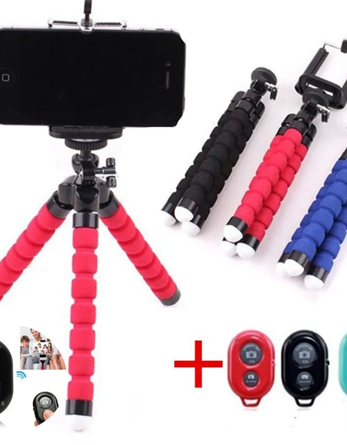 Load image into Gallery viewer, Mobile Phone Holder Flexible Octopus Tripod Bracke
