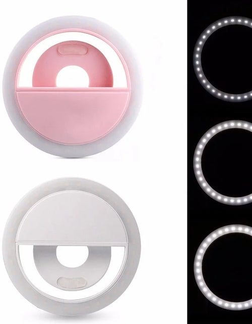 Load image into Gallery viewer, USB Charge LED Selfie Ring Light
