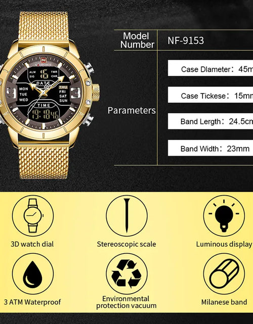 Load image into Gallery viewer, NAVIFORCE Men Watch Top Luxury Brand
