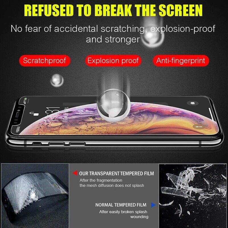 3-Pack Tempered Glass Screen Protector for iPhone 13 12 11 XS MAX and More