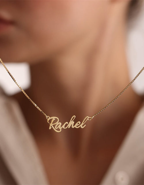 Load image into Gallery viewer, Custom Name Pendant Necklace
