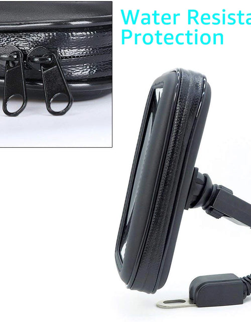 Load image into Gallery viewer, Motorcycle Telephone Holder Support Moto Bicycle Rear View Mirror Stand Mount
