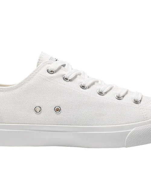 Load image into Gallery viewer, Retro Low Top All White Casual Summer Sneaker
