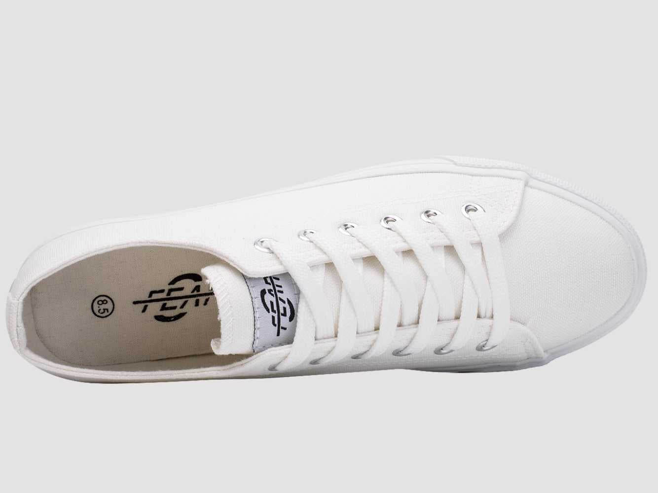 Retro Low Top All White Casual Summer Sneaker