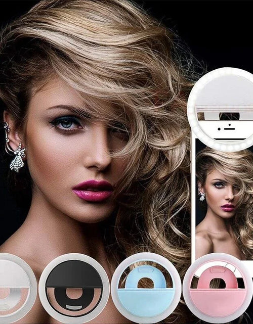 Load image into Gallery viewer, USB Charge LED Selfie Ring Light
