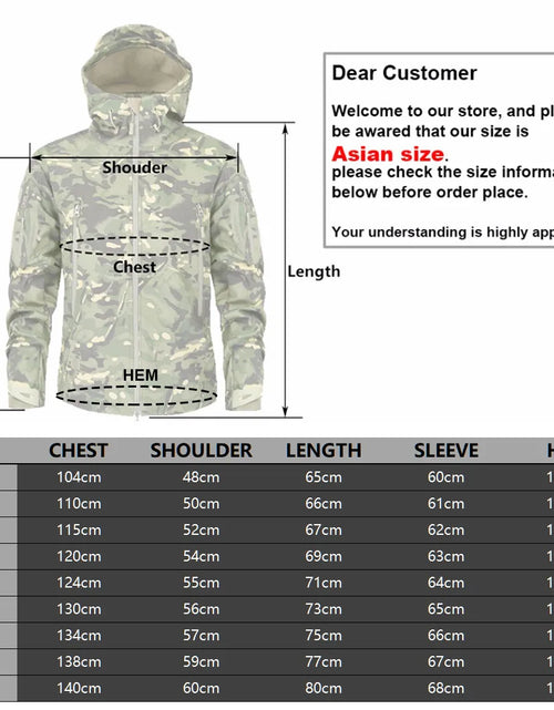 Load image into Gallery viewer, Men Military Jacket US Army Tactical Sharkskin Softshell
