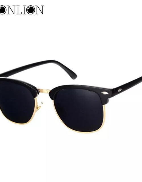 Load image into Gallery viewer, LeonLion  Polarized Semi-Rimless Sunglasses
