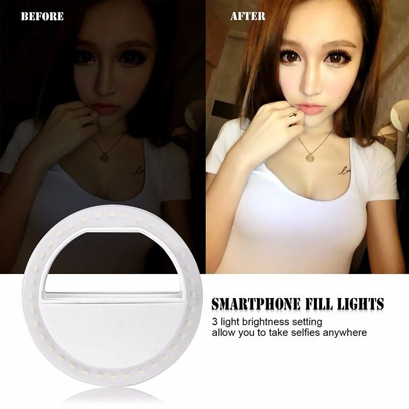 Beauty Selfie Led Light Camera Phone